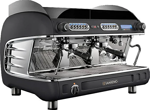 Кофемашина Sanremo Verona SED+AM (автомат) 2 гр. экономайзер, чёрная
