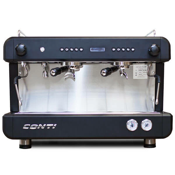 Кофемашина CONTI CС200 С Дисплеем 2 Группы Черный