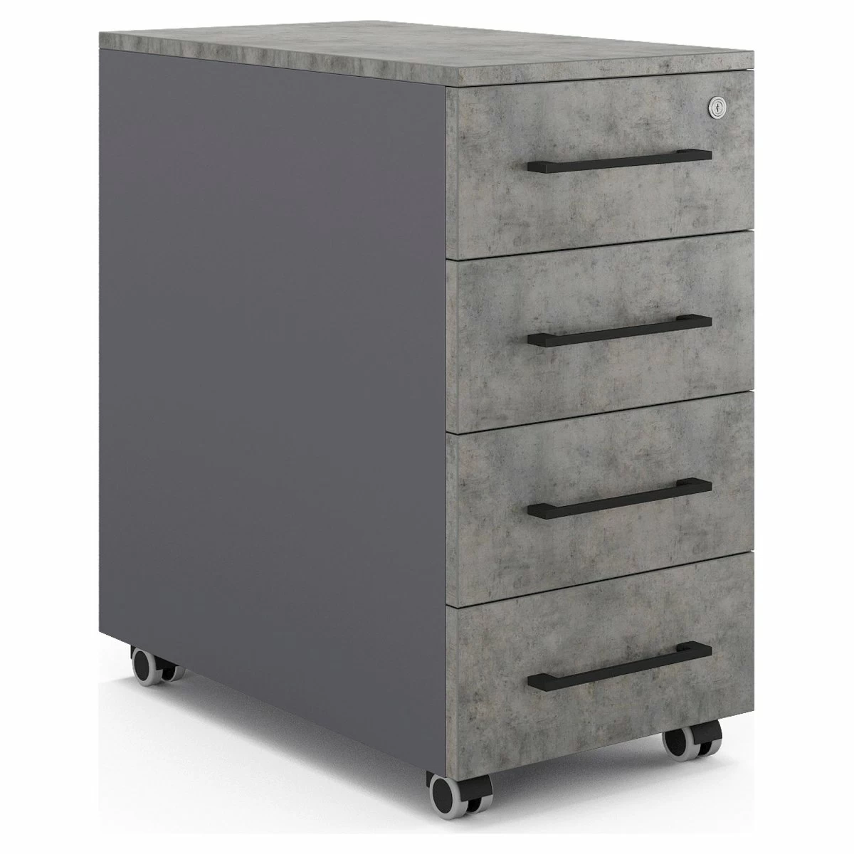 Тумба мобильная Kobor TM4-40/50 graphite/chicago