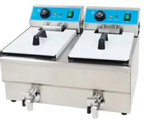 Фритюрница Kocateq BEF 162 V NW электрическая, 2 ванны 16+16 л