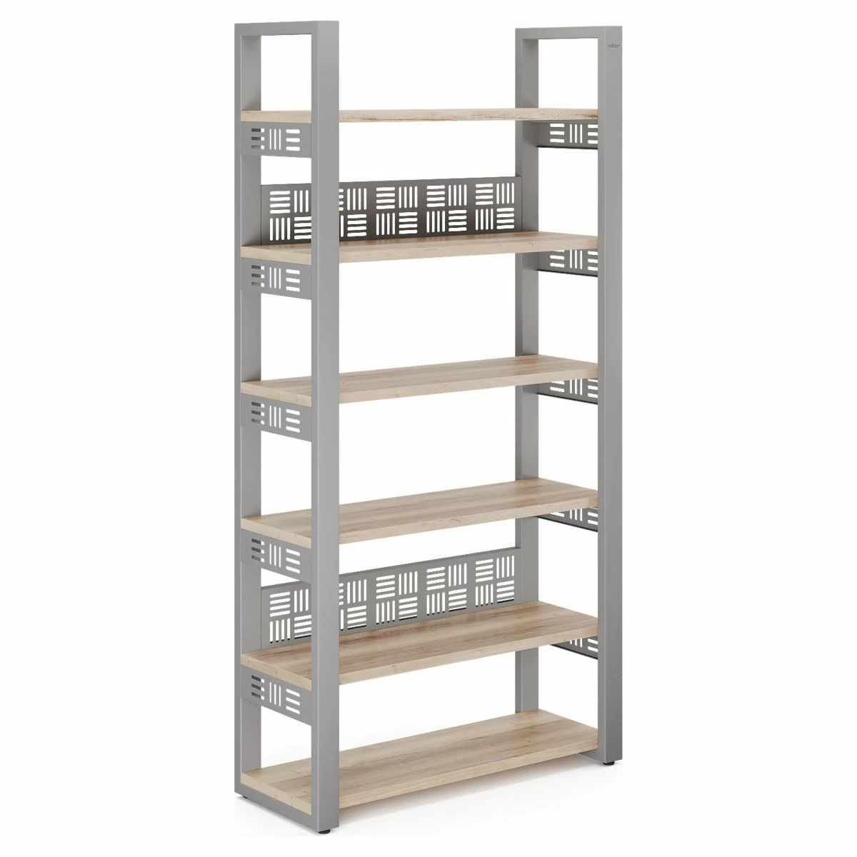 Стеллаж открытый Kobor SO6-120/36 aluminum/natural