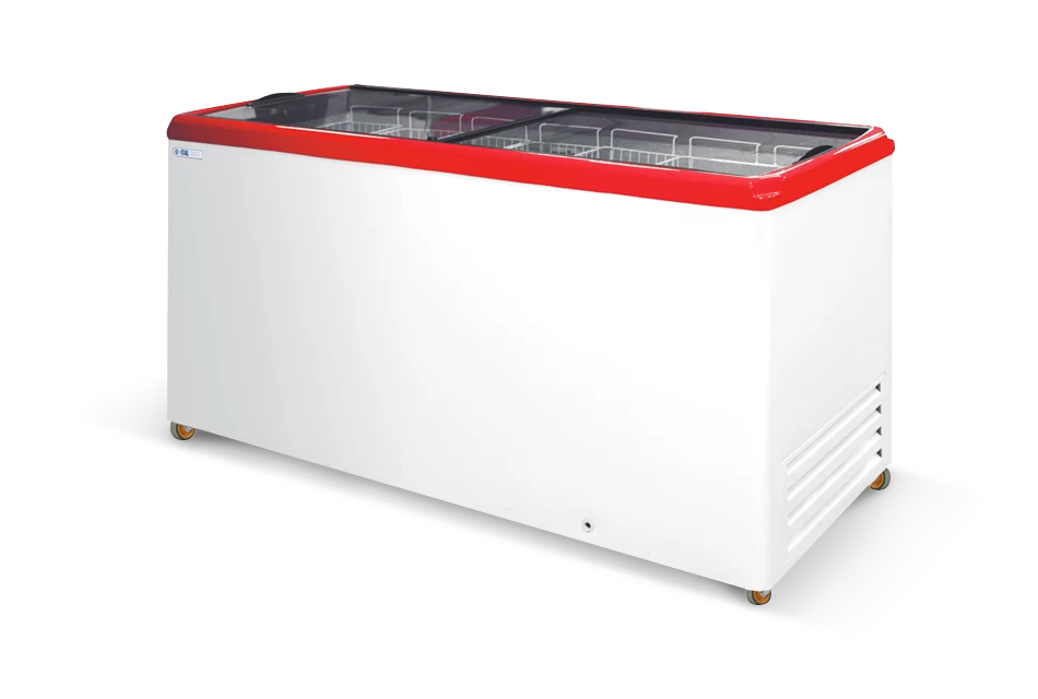 Ларь морозильный Italfrost ЛВН 500 П (СF 500 F) 6 кор (красный)