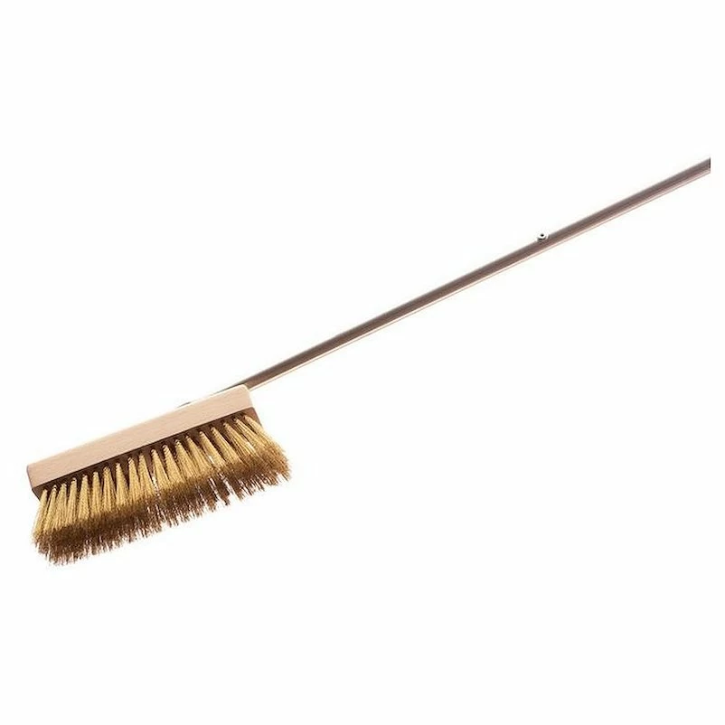 Щетка для печи L=120 см. 20*6,6 см. с медной щетиной, ручка нерж. Gimetal /1/