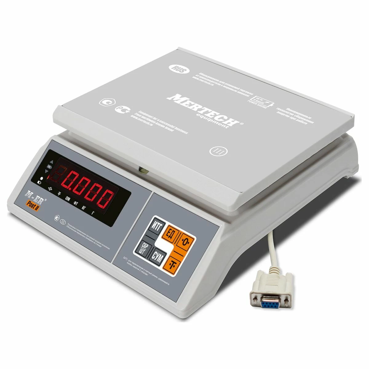 Весы порционные Mertech M-ER 326AFU-15.1 LED с RS232