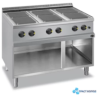 Плита 6 конфорочн. 700Сер Apach Cook Line APRE-117P