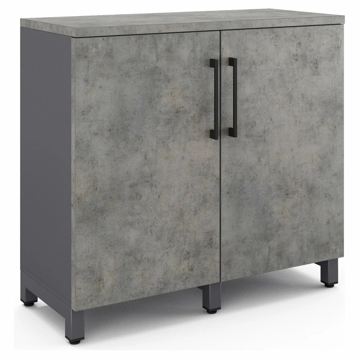 Шкаф распашной Kobor HR/2-90/60/M graphite/chicago