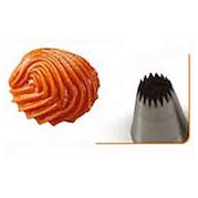 Насадка кондитерская "Хризантема" d=16 мм. нерж. /1/