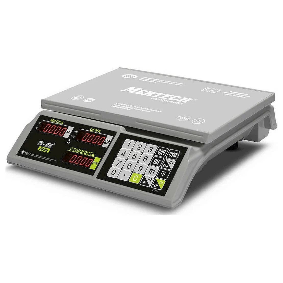 Весы торговые Mertech M-ER 326AC-32.5 LED
