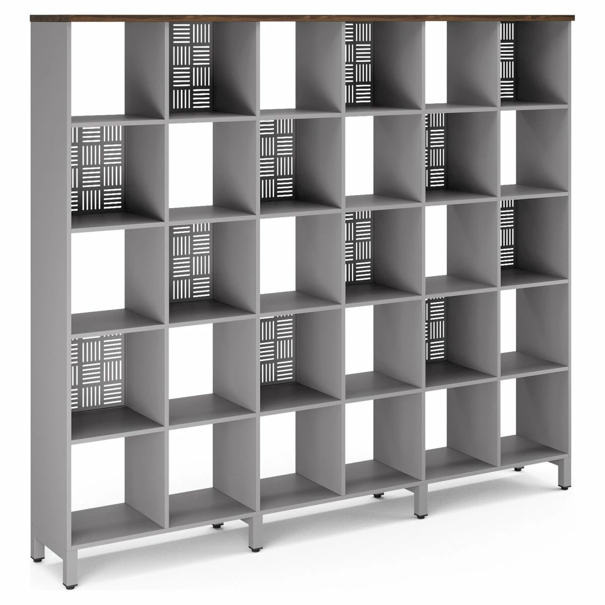 Стеллажная система Kobor SQ-5X6 aluminum/charlston