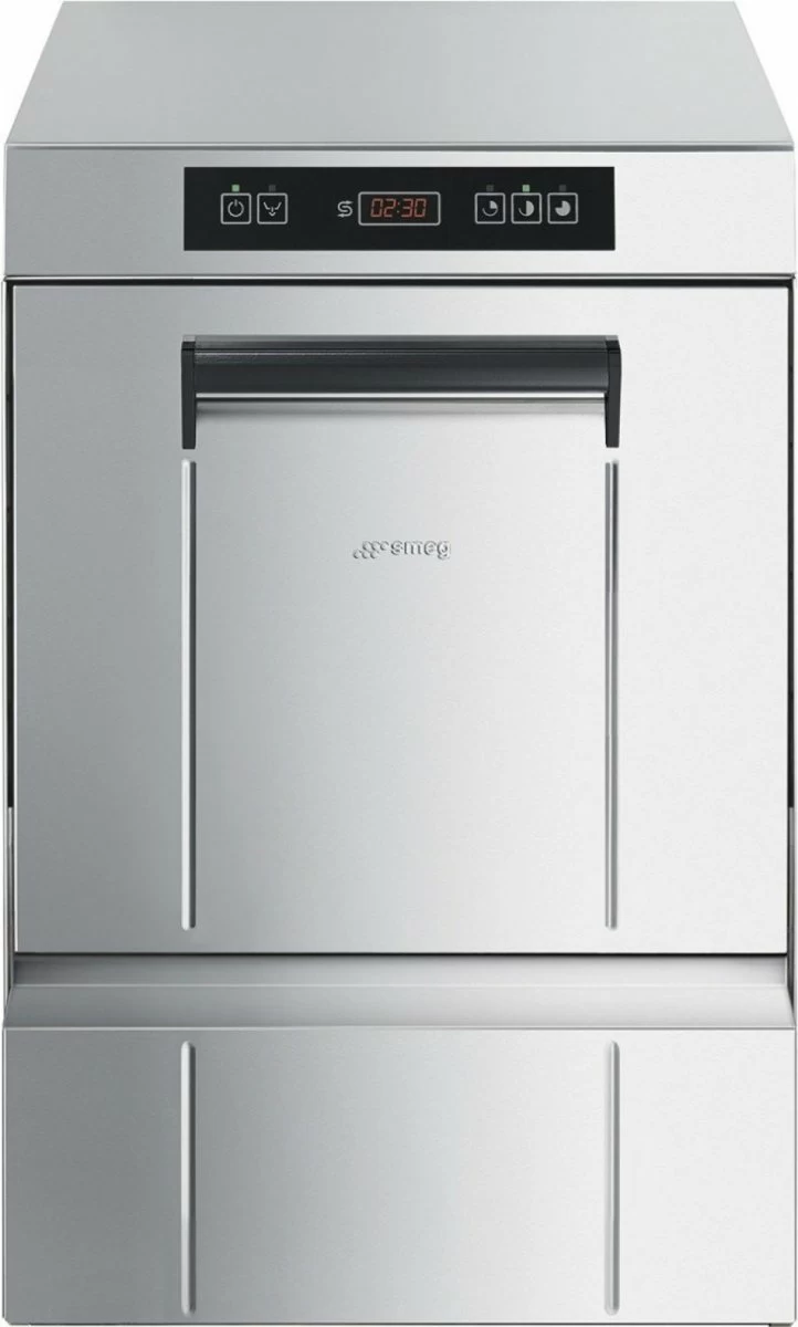 Стаканомоечная машина SMEG SPG 403 MS под кассеты 40х40 см, с дозатором ополаскивающих и моющих средств, с дренажной помпой, с водоумягчителем
