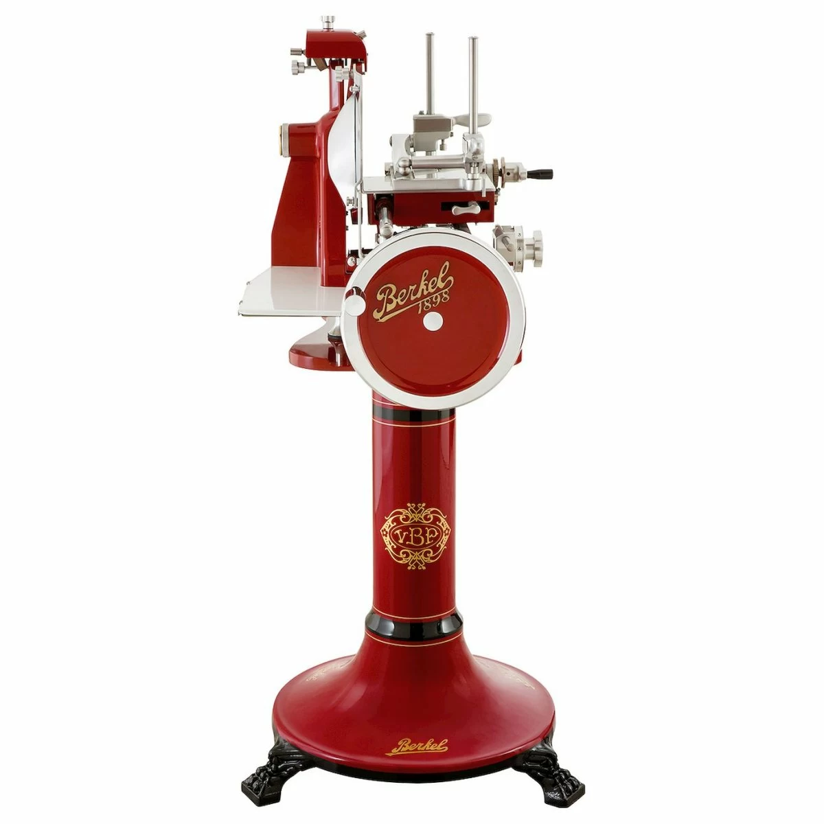 Слайсер Berkel FLYWHEEL (VOLANO) B2 на подставке красный