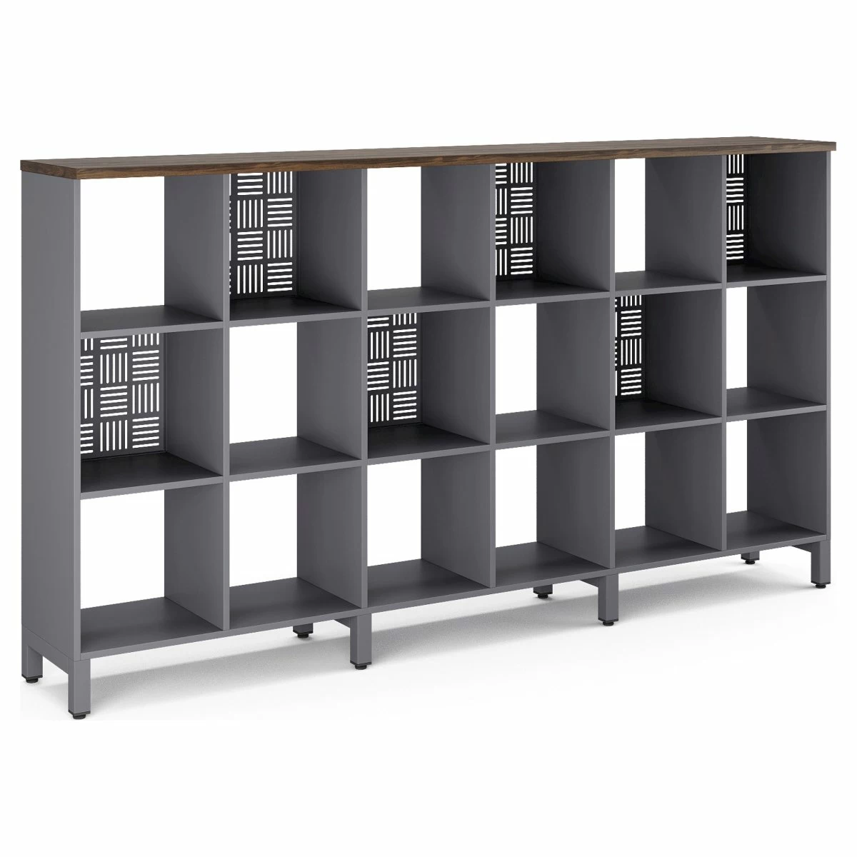 Стеллажная система Kobor SQ-3Х6 graphite/charlston