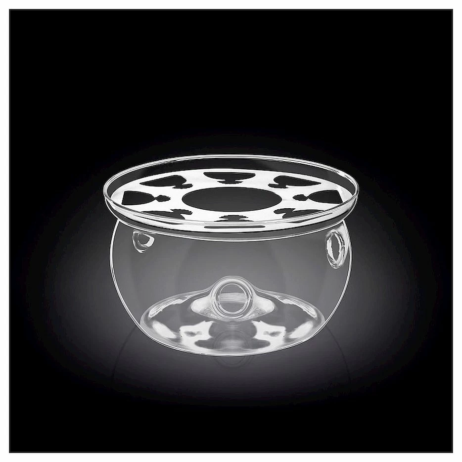 Подставка для подогрева чайника 13*7 см.стеклянная Thermo Glass Wilmax /3/24/
