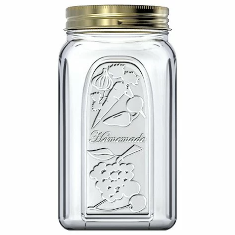 Банка для сыпучих продуктов 1000 мл. с метал. крышк. Хоммейд Б /1/12/