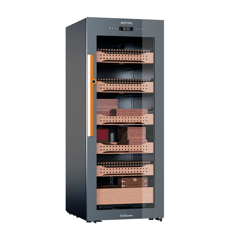 Шкаф для сигар MEYVEL MC-200BK (PRO)