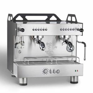 Кофемашина автомат BEZZERA Otto De 2gr compact черная матовая+экономайз+подсвет мультифазная