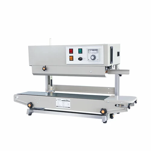 Роликовый (конвейерный) запайщик вертикального типа Hualian Machinery DBF-900V LOW COST