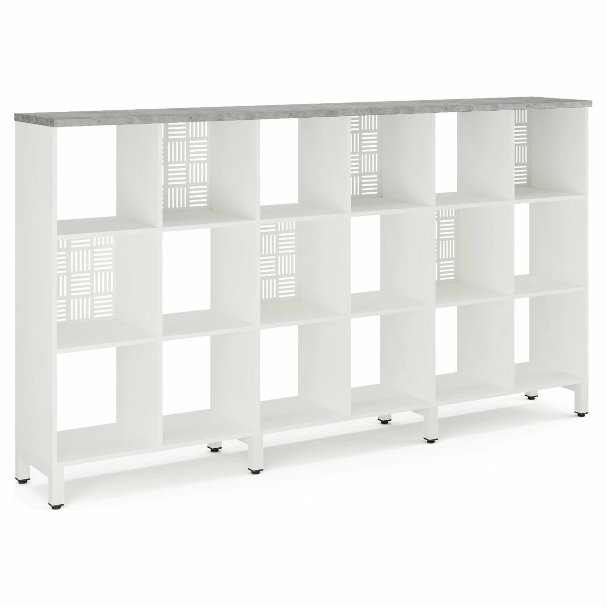 Стеллажная система Kobor SQ-3Х6 white/chicago