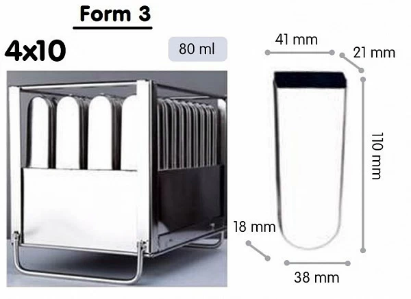 Форма для мороженого эскимо Koreco SSI 40 Eskimo form 3