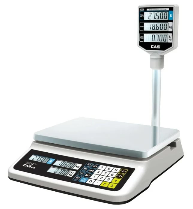 Весы торговые CAS PR-15P (LCD, II) RS