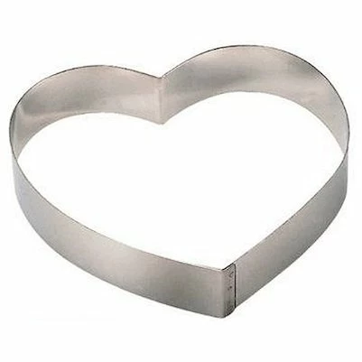 Форма для выкладки/выпечки «Сердце» d=16 см. h=4 см. нерж. De Buyer /1/