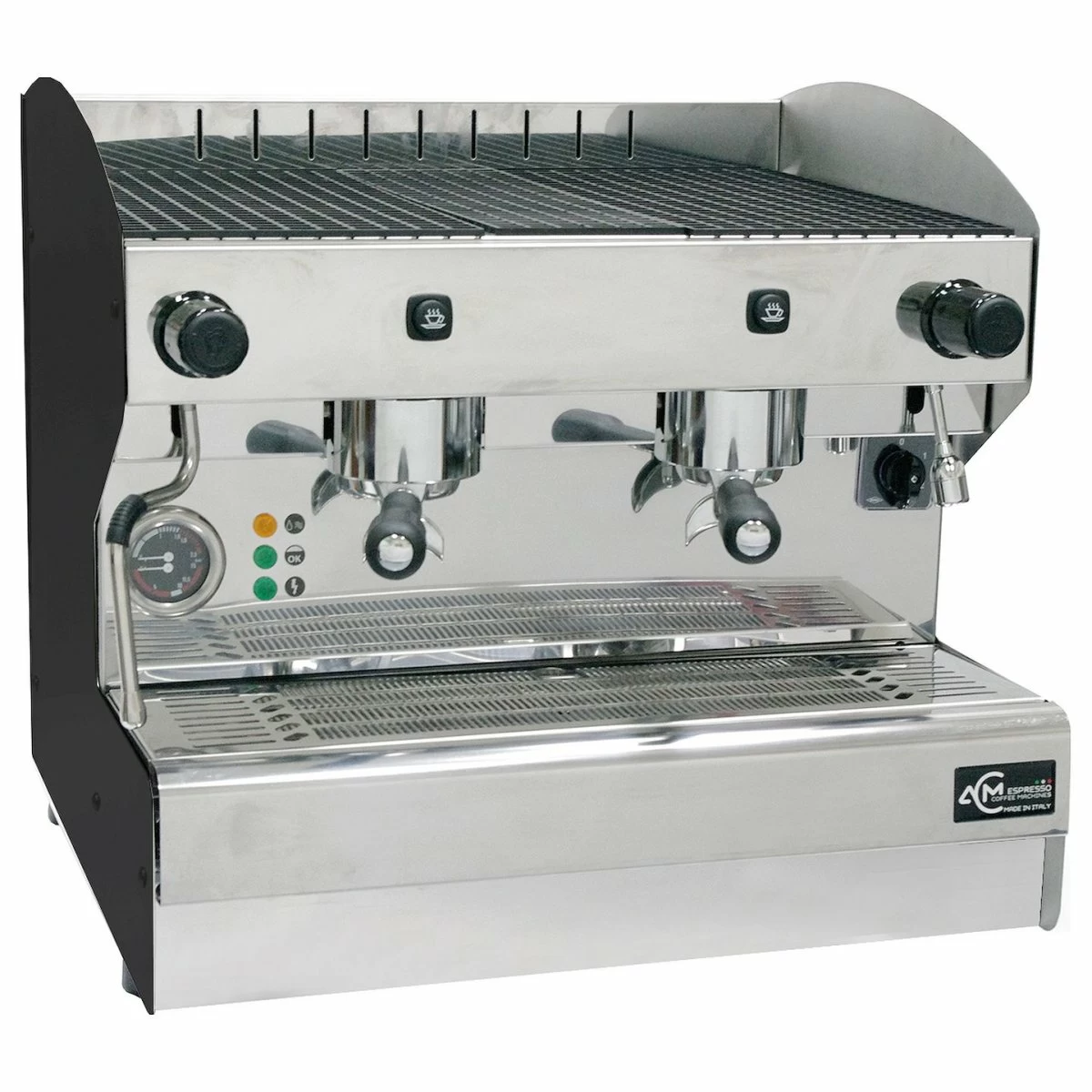 Кофемашина ACM Srl Rounder 2 GR Compatta NERO (ACMRD002CSN) полуавтоматическая с 2 группами