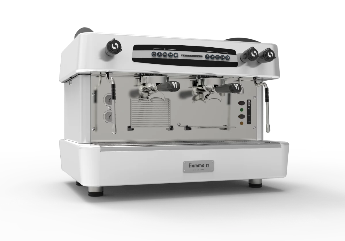 Кофемашина рожковая Fiamma QUADRANT 2 CV TC white (автомат, 2 группы)