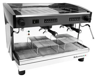 Кофемашина ROBUSTEZZA ST2E черная+высокие группы+экономайзер, мультифазная