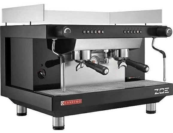 Кофемашина Sanremo Zoe SED 2Gr, автоматическая, черная