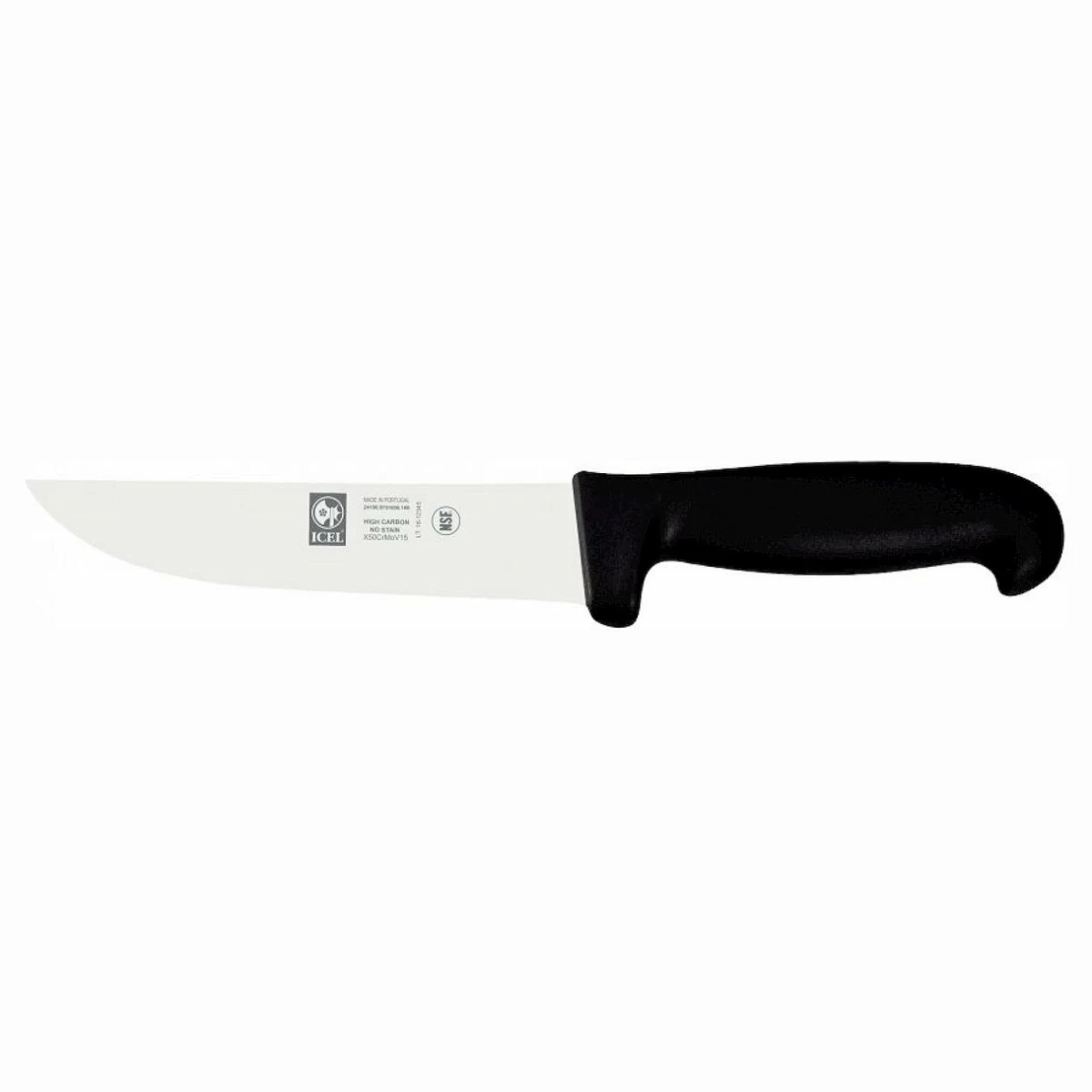 Нож для мяса 160/300 мм. черный Poly Icel /1/6/
