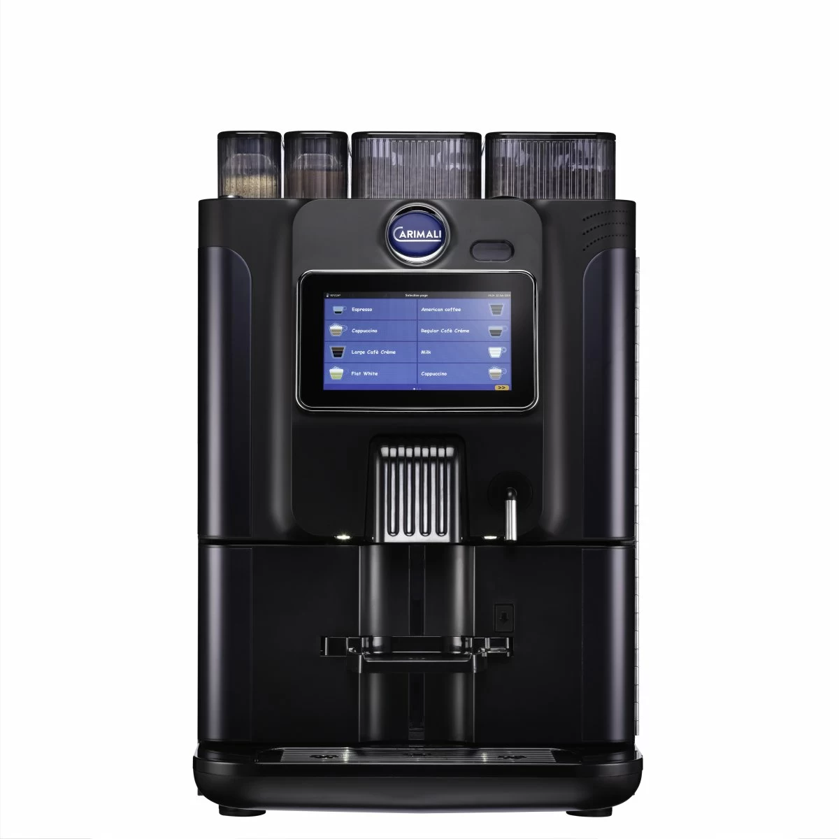 Кофемашина суперавтоматическая Carimali BlueDot Power, свежее молоко + 1 бункер для зерна + 3 для порошков