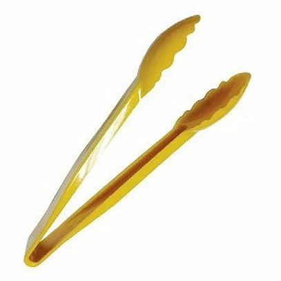 Щипцы универсальные L= 24 см желтые поликарбонат (до +120°C) MG /1/20/
