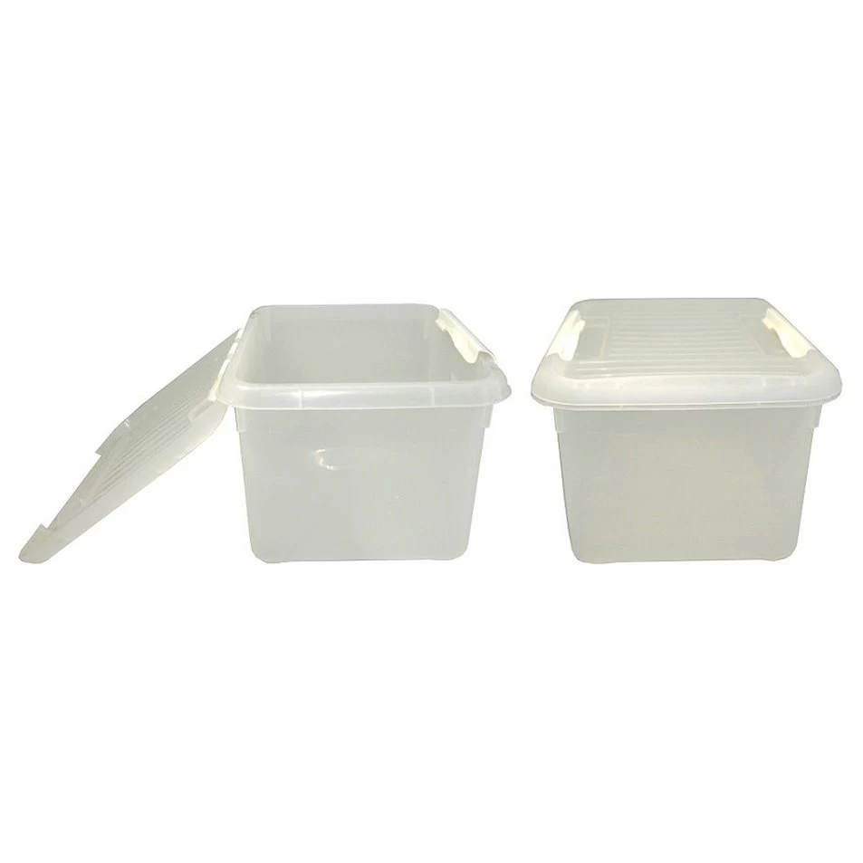 Контейнер для продуктов прямоуг. 8 л 30*23*16 см с белым зажимом MG /1/10/