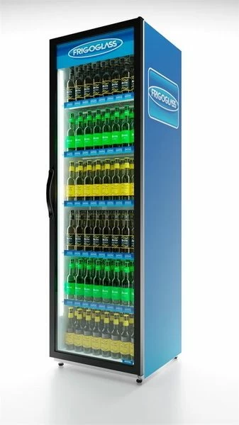 Холодильный шкаф Frigoglass Super 8 FFD (черн.корпус,черн.кабинет,черн.рамка дв.,2Led,6полок,6цд)