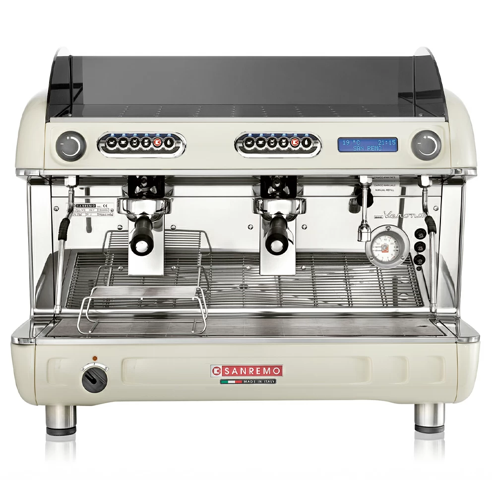 Кофемашина Sanremo Verona 2GR SED TALL, белая