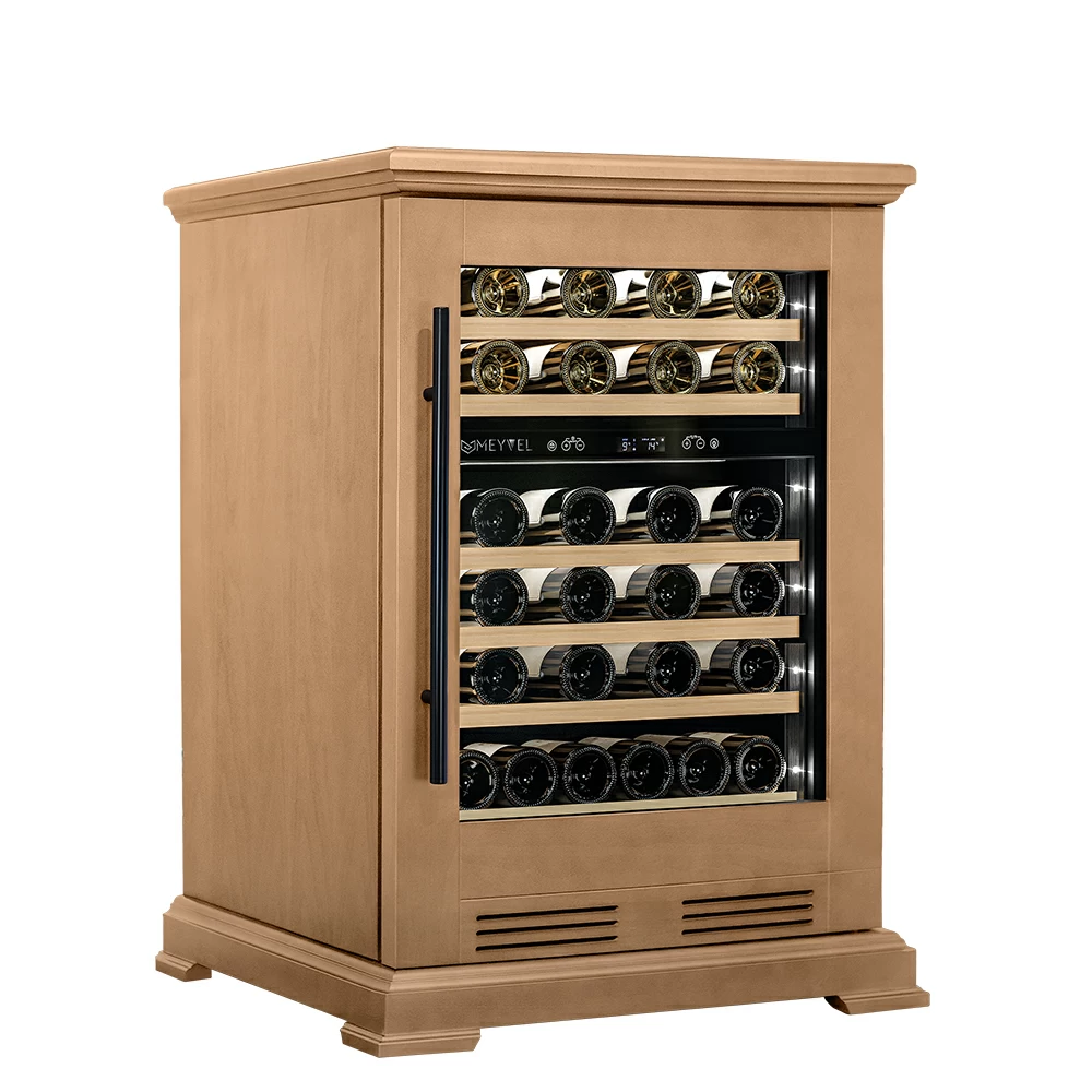 Винный шкаф компрессорный MEYVEL MV46PRO-KBT2 (Натуральный бук)
