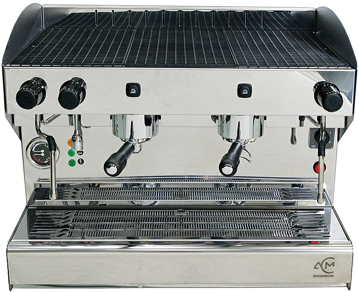 Кофемашина полуавтоматическая ACM Rounder 2 GR INOX (ACMRD002SIX+high cup+ cup warmer)