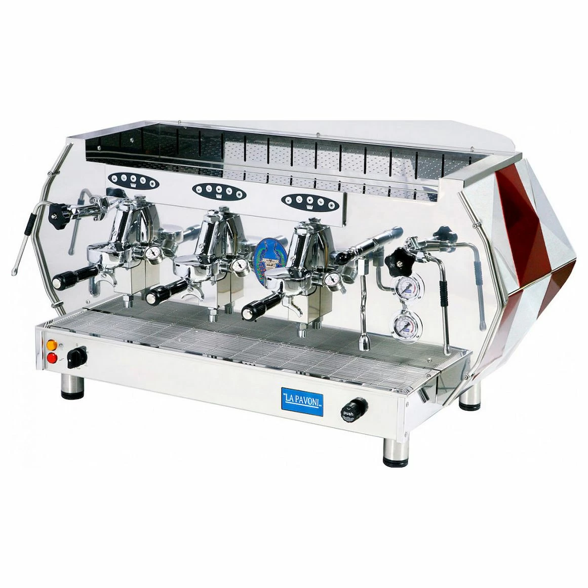 Кофемашина автоматическая La Pavoni DIA3SV красная