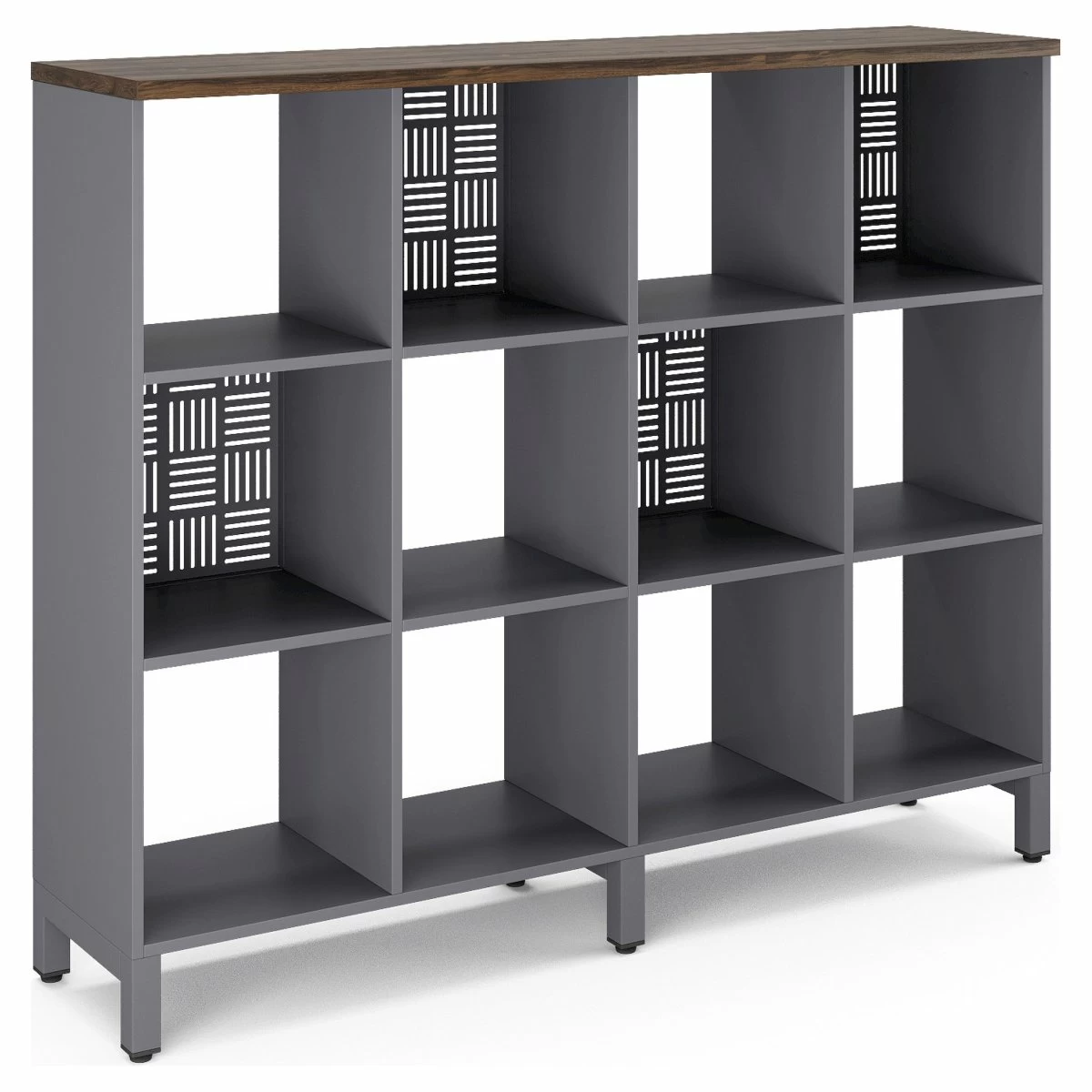Стеллажная система Kobor SQ-3Х4 graphite/charlston