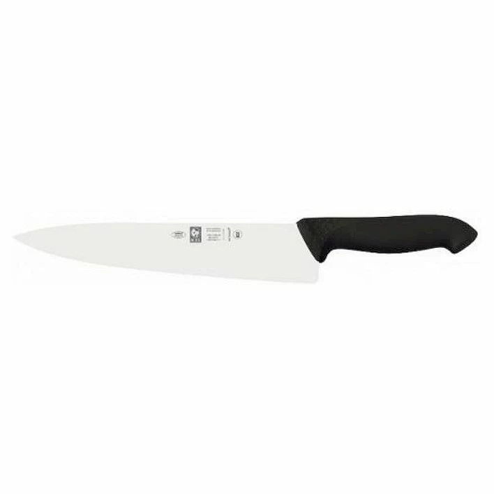 Нож поварской 250/390 мм. Шеф узкое лезвие, черный HoReCa Icel /1/6/