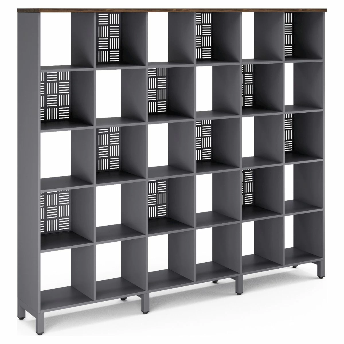 Стеллажная система Kobor SQ-5X6 graphite/charlston
