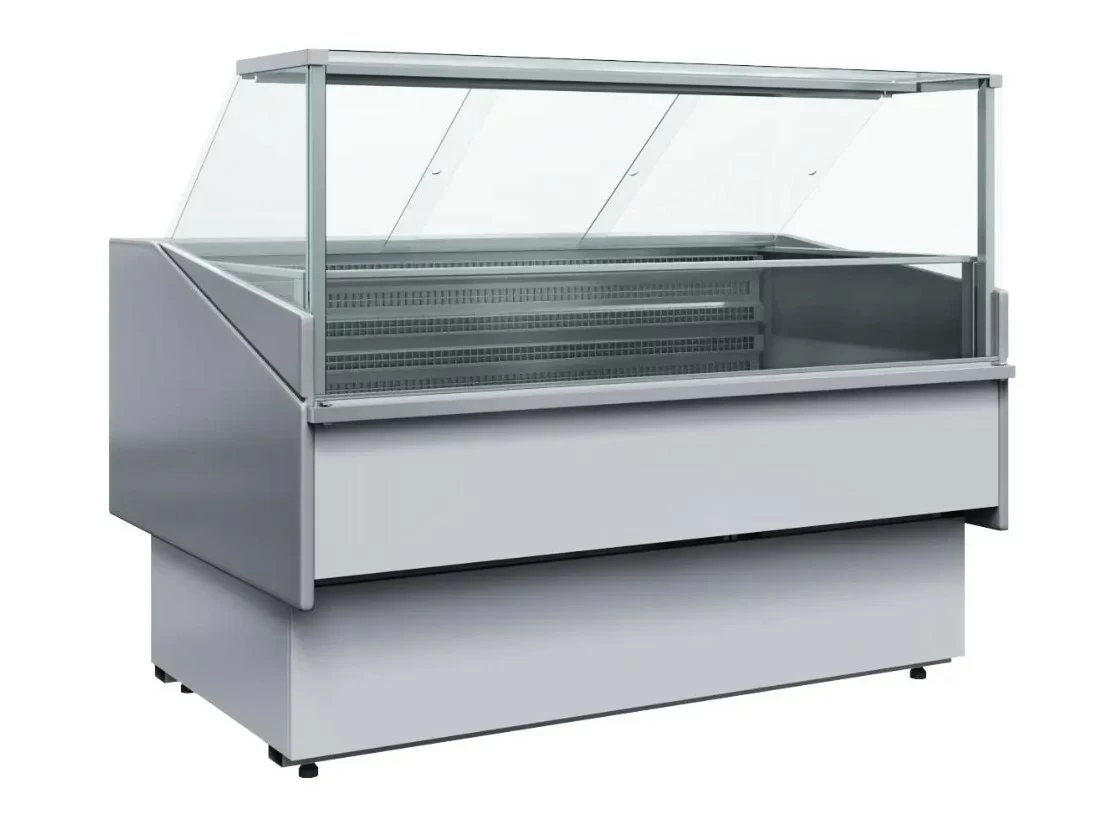 Витрина морозильная Полюс Carboma GC110 SL 1,25-1, с боковинами, 0011-9006