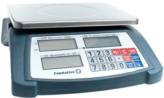 Торговые весы Foodatlas 30кг/1гр YZ-506