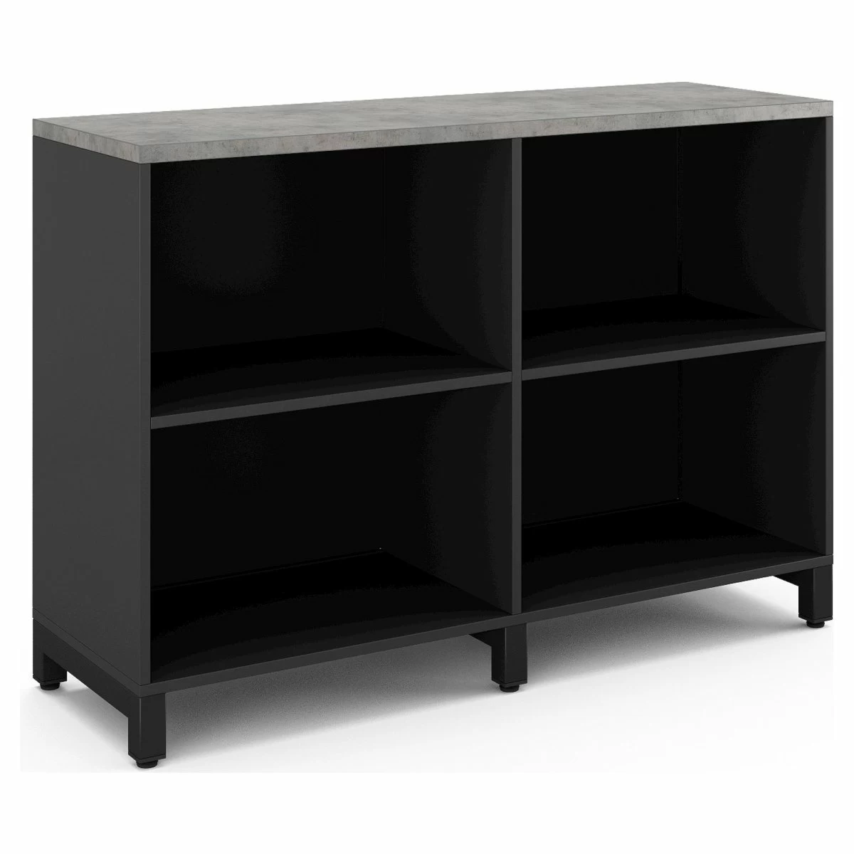 Шкаф открытый Kobor HO/2-120/60/M black/chicago