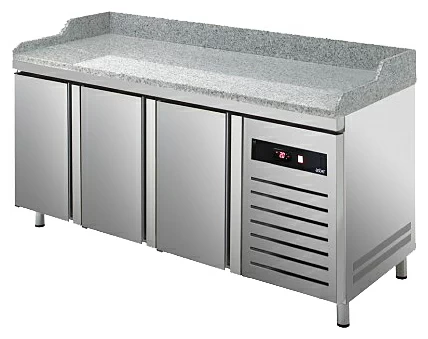 Стол для пиццы c 3 дверьми для формата 60*40 см Onnera Poland Sp.z.o.o. GTP-8-200-30