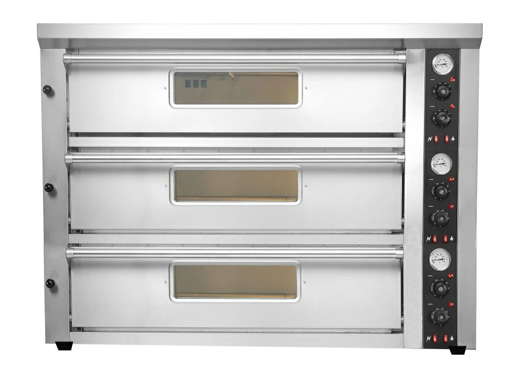 Печь подовая Kocateq EPC 3/70x70TT электрическая 3-камерная с подом 69.2*68 см