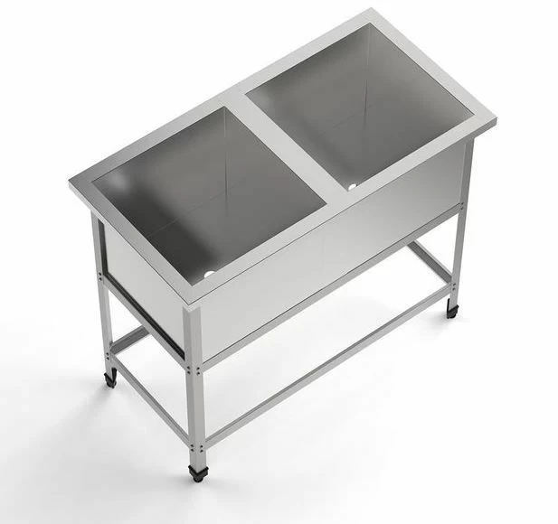 Ванна моечная GPsteel Стандарт ВМ-2 1180/600/850 С (ВМ-2/500)