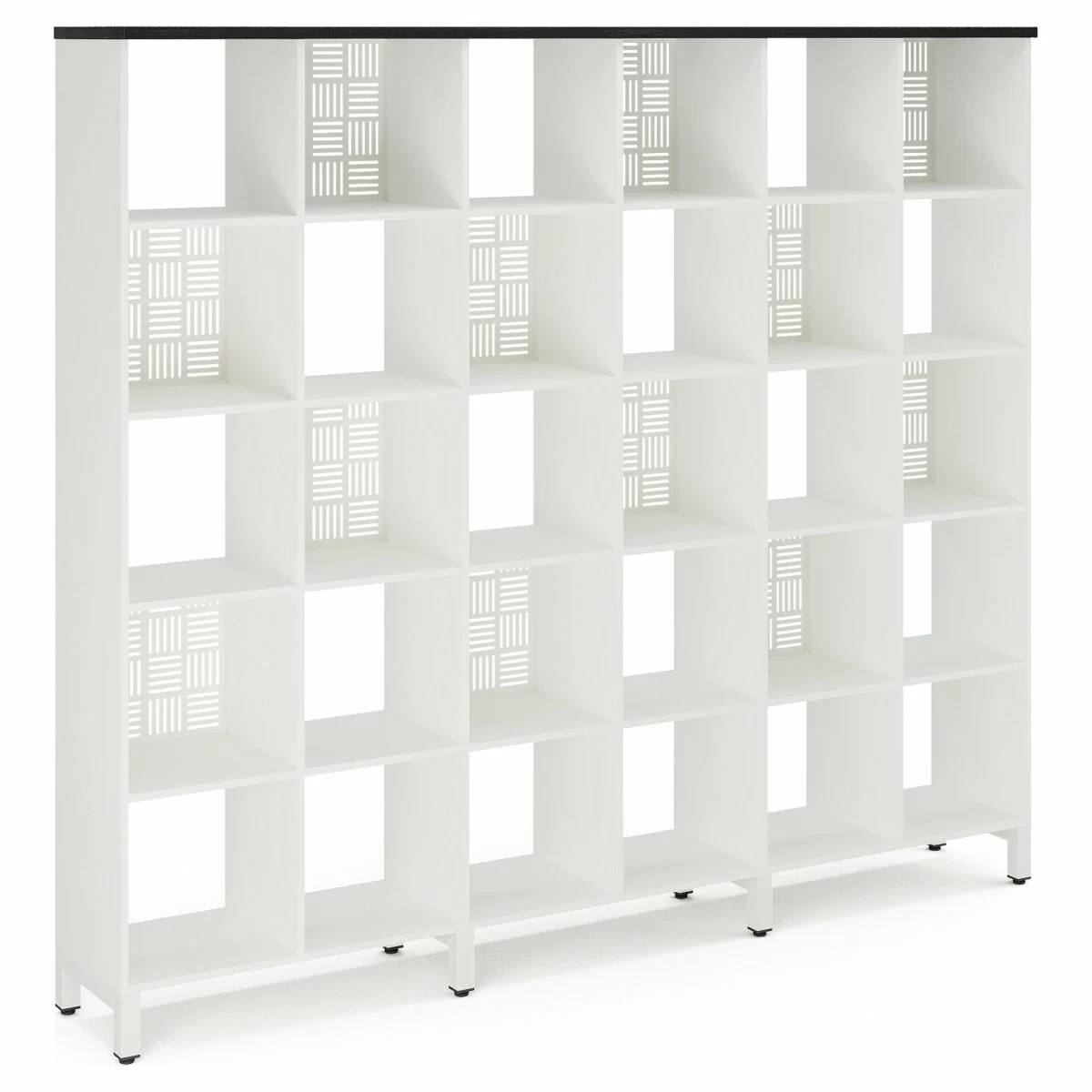 Стеллажная система Kobor SQ-5X6 white/wood