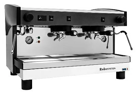 Кофемашина ROBUSTEZZA ST2M черная+высокие группы 185мм, мультифазная