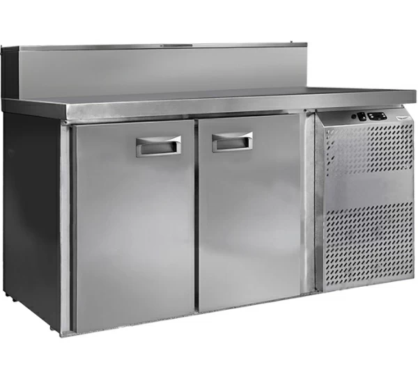 Стол холодильный для пиццы Финист СХСпц-700-2 (1400х700х1060) (8GN1/6 с крышкой)